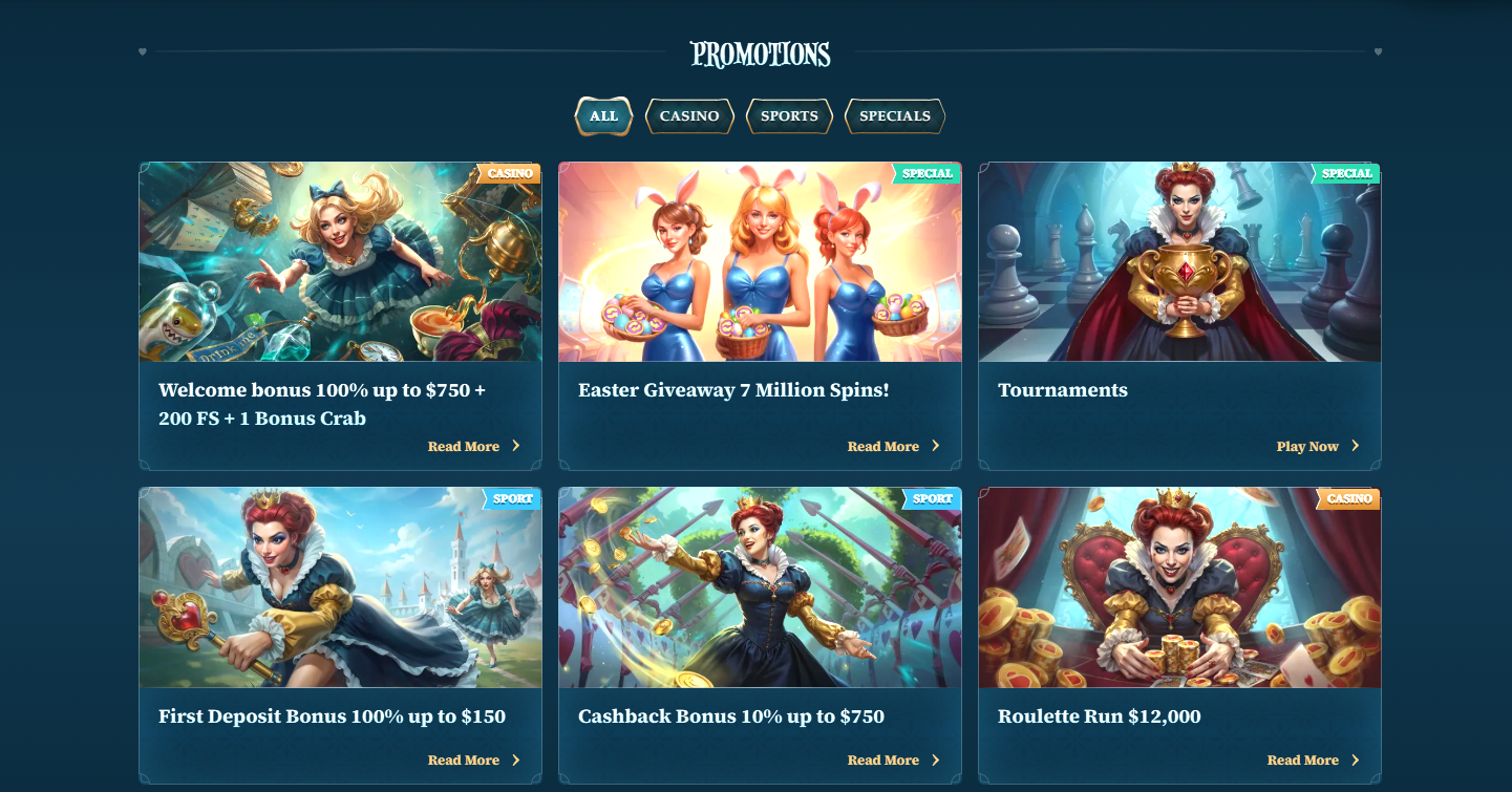 Betalice Online Casino Promotions
