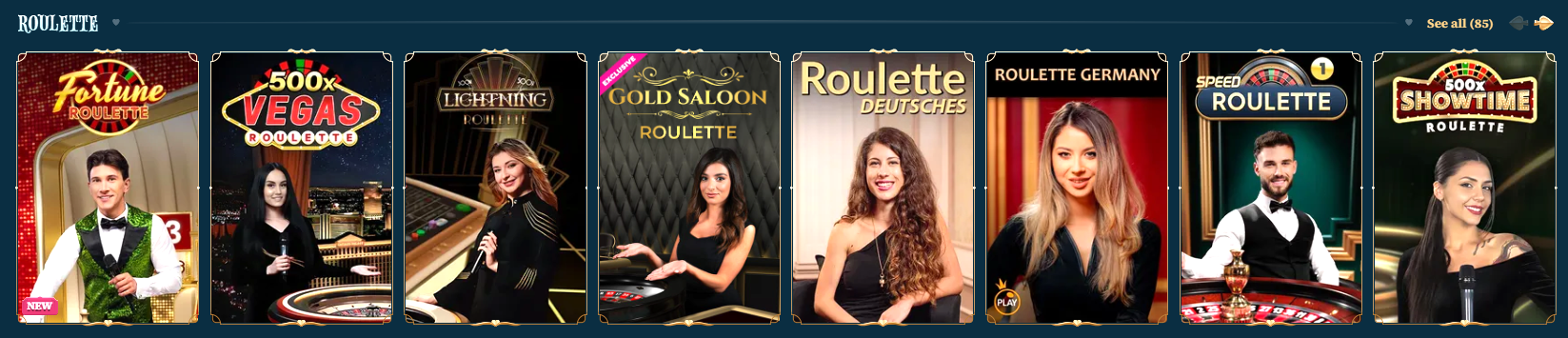 Table Games at BetAlice
